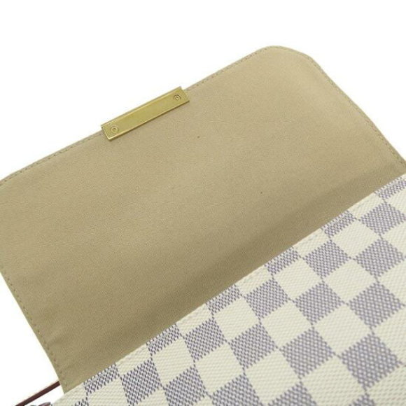 Louis Vuitton Damier Azur White Favorite MM - Picture 7 of 9